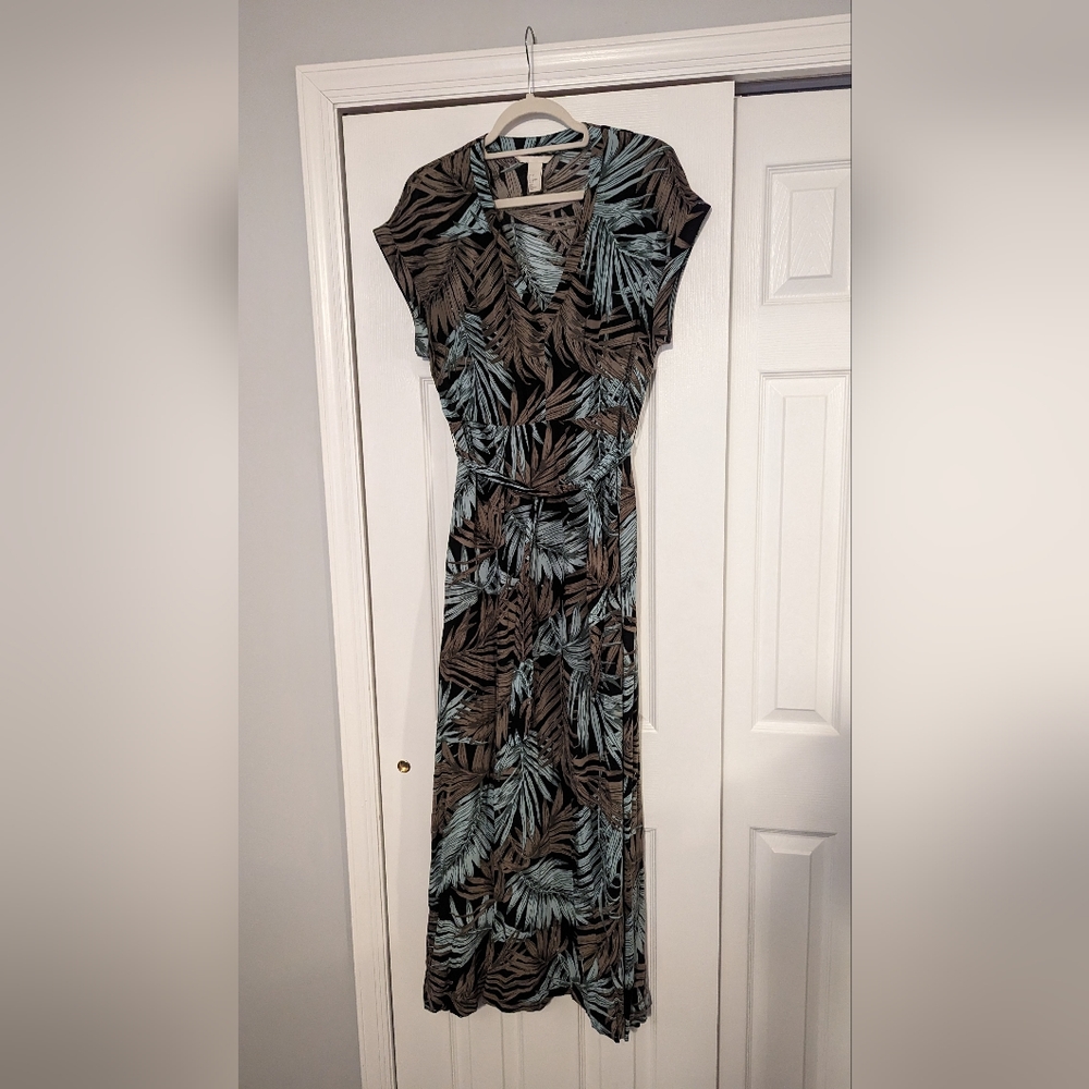 Tropical maxi dress